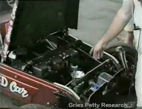 Laser accelerator control close view