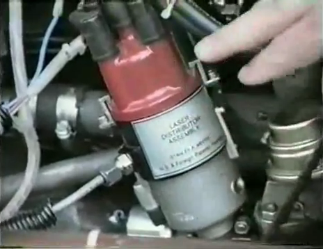 Laser distributor system close view