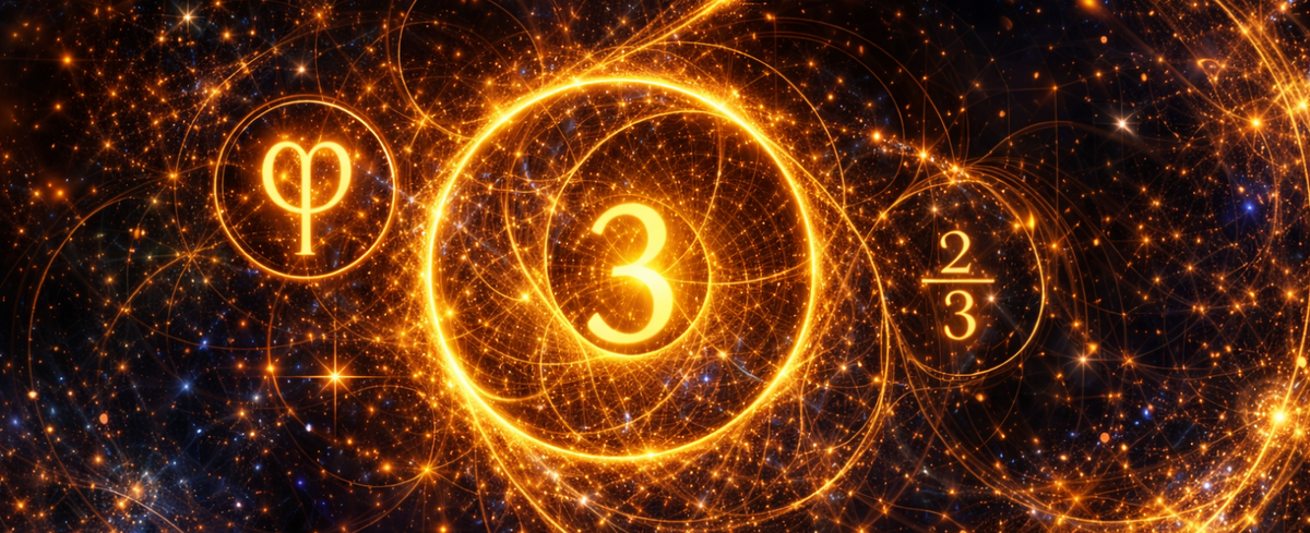 Why the Golden Ratio Selects the Prime Three