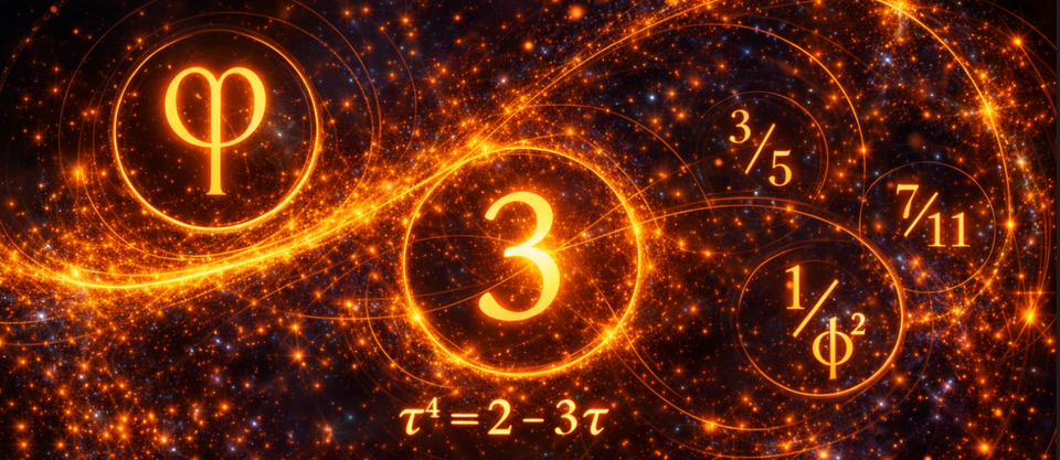 Why the Golden Ratio Selects the Prime Three